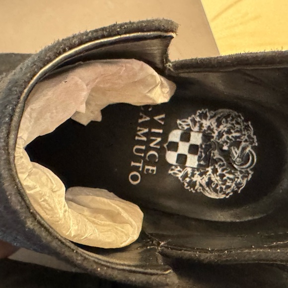 Vince Camuto Jestama Black Suede Bootie 5.5 - Picture 11 of 16